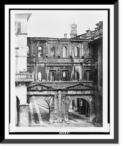 Historic Framed Print, Verona. Porta dei Borsari, A.D. 265,  17-7/8" x 21-7/8"