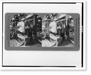 Historic Railroad - Philadelphia - Punching machine in boiler shop