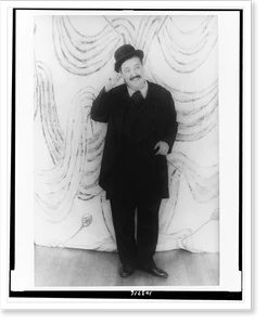 Antique Portrait - Portrait of Zero Mostel, as Leopold Bloom in Ulysses