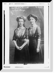 Historic Framed Print, Duchesses Elizabeth Frances and Hedwig,  17-7/8" x 21-7/8"
