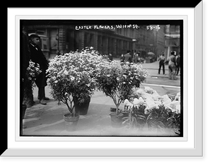 Historic Framed Print, Easter flowers for sale in Union Square, New York - 3,  17-7/8" x 21-7/8"