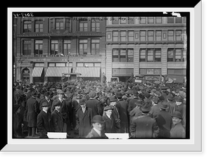 Historic Framed Print, Anarchists, Union Sq., Mar 21, 1914,  17-7/8" x 21-7/8"