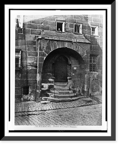 Historic Framed Print, Nuremburg. House of Caspar Hauser,  17-7/8" x 21-7/8"