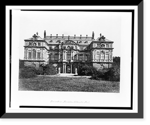 Vintage Americana Print - Dresden. Prince Albert's palace