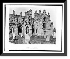 Historic Framed Print, Melrose Abbey - 3,  17-7/8" x 21-7/8"