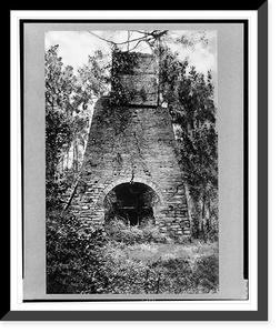 An Old iron furnace, Princess Anne (vicinity), Maryland, Historic Print