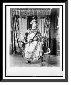 Actor from Theatre Annamite, full-length portrait, in costume, Paris Exposition, 1889 - 2, Vintage Poster