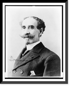 Alexander Herrmann, head-and-shoulders portrait, facing left.Unity Photo Co., N.Y, Historic Print
