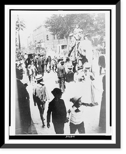 Historic Framed Print, [Barnum circus parade, Detroit, Michigan],  17-7/8" x 21-7/8"