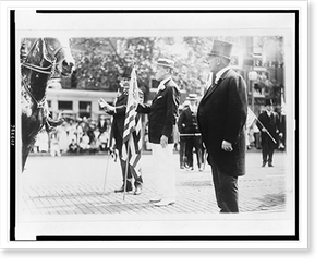 Antique Photo Print - Washington, DC - Woodrow Wilson