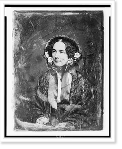 Historic Portrait - woman, about 30 years of age, half-length portrait