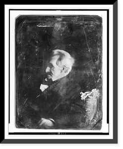 Andrew Jackson, head-and-shoulders portrait, nearly in profile to left, leaning against pillow of which ticking appears in lower left corner - 3, Vintage Print