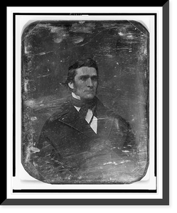 Historic Framed Print, [Erastus Brooks, head-and-shoulders portrait, three-quarters to the right],  17-7/8" x 21-7/8"