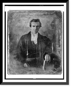 Rev. Henry Anthon, half-length portrait, facing front, wearing robe, holding book Classic, Historic Reproduction