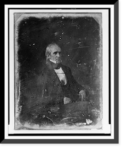 Historic Framed Print, [James Knox Polk, three-quarter length portrait, three-quarters to the right, seated] - 3,  17-7/8" x 21-7/8"