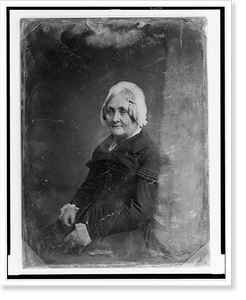 Historic Portrait - woman, half-length portrait - Vintage Home Decor Print