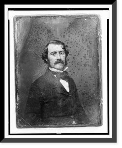 Xavier Donald MacLeod, half-length portrait, nearly facing front, with mustache and spectacles, Vintage Poster