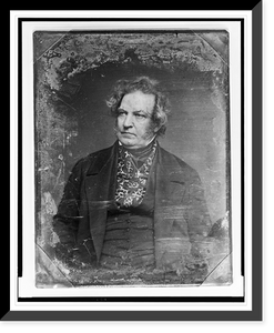 Historic Framed Print, [Unidentified man, half-length portrait, facing slightly left],  17-7/8" x 21-7/8"