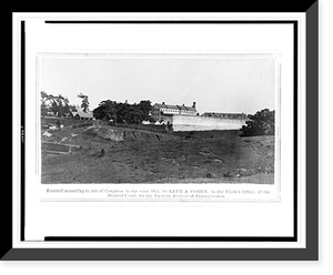 Views of the Rebel capital and its environs. Penitentiary.Levy & Cohen, Antique Wall Art