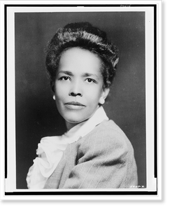 Vintage Portrait - Ella Baker, head-and-shoulders portrait