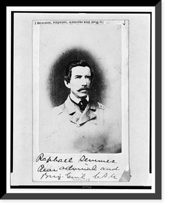 Raphael Semmes, rear admiral and brig. genl., C.S.A..Lee Gallery, Richmond, Va, Antique Poster