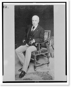 Vintage Portrait - Col. George E. Waring, full-length portrait, seated