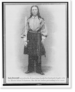 Antique Military - Kady Brownell served in the Union Army beside