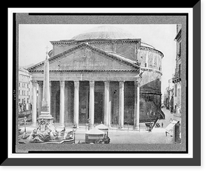 Historic Framed Print, [The Pantheon, Rome, Italy],  17-7/8" x 21-7/8"