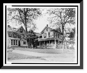 Historic Framed Print, [Odd Fellows' orphanage, Sunbury, Pennsylvania],  17-7/8" x 21-7/8"