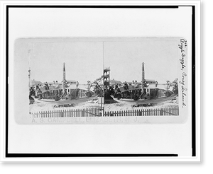 Vintage Landscape - New York City - People on Razzle Dazzle ride