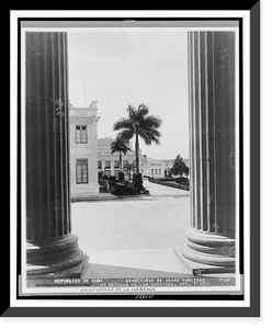 A detail of the gardens, University of Havana, Cuba Classic, Vintage Wall Art