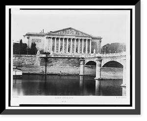 Antique Photo Print - Paris. Corps législatif.E. Baldus