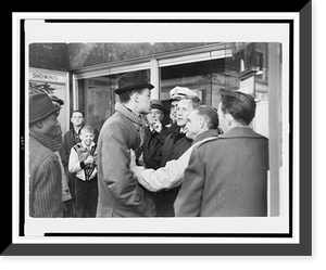 Saturday afternoon outside a movie house in Nashville, Tennessee - altercation as Negro tries to attend.Henri Cartier-Bresson, Magnum Photos, Inc., New York, N.Y. Classic, Antique Poster