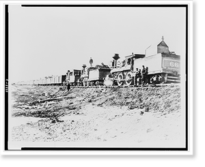 Vintage Railroad - Railroads & Depots - Construction train on the Union