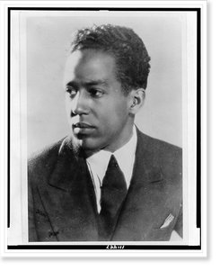 Antique Portrait - Langston Hughes, head-and-shoulders portrait