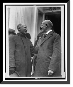 Eugene Debs, after his release from the Atlanta prison, facing his brother Theodore, outside the Department of Justice, Vintage Wall Art