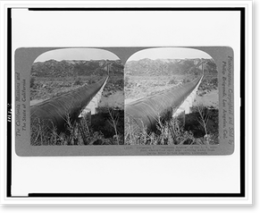 Antique Scenic Print - Los Angeles - Deadman Syphon of the L.A