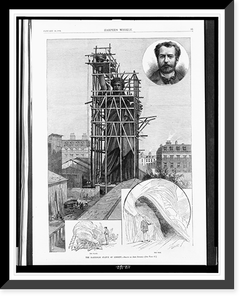 Vintage Photo Print - Statue of Liberty - The Bartholdi drawn by John