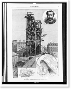 Vintage Photo Print - Statue of Liberty - The Bartholdi drawn by John