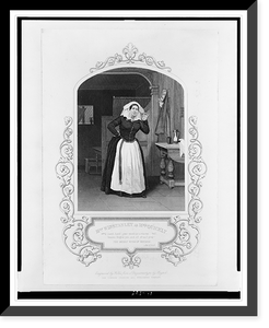 Mrs. Winstanley as Mrs. Quickly.engraved by Hollis from a daguerreotype by Mayall, Antique Poster