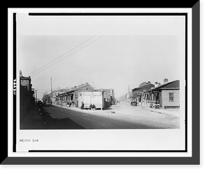 Historic Framed Print, Savannah Negro Quarter,  17-7/8" x 21-7/8"