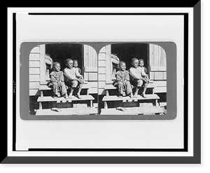 Historic Framed Print, Three of a kind,  17-7/8" x 21-7/8"