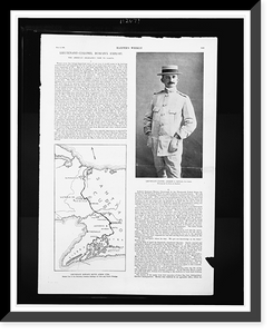 Lieutenant-Colonel Rowan's exploit. the American delegate's visit to Garc&iacute;a, Antique Print