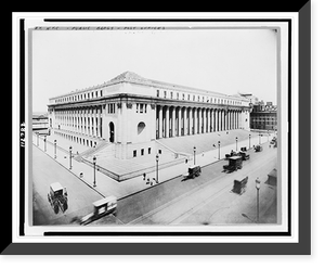 New post office, 8th Ave. and 31st Street, New York City, Vintage Poster