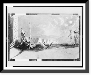 On post duty at West Point, Vintage Print