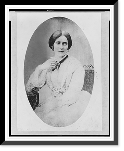 Historic Framed Print, [Lady Haden, three-quarter length portrait, seated, facing front],  17-7/8" x 21-7/8"
