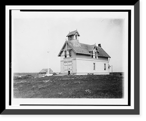 Ditch Plain life saving station, Montauk, L.I., N.Y, Vintage Wall Art