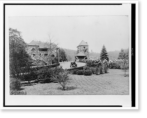 Antique Scenic Print - New York City - Entrance to Tuxedo Park, New York