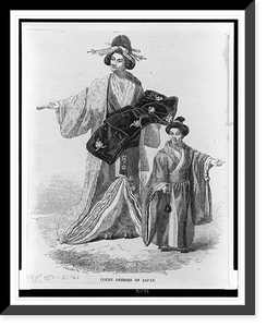 Court dresses of Japan.Freeiman del. Classic, Antique Wall Art