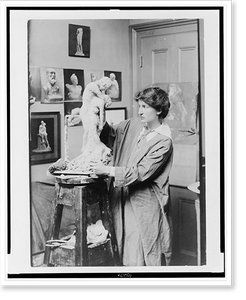 Historic Portrait - Malvina Hoffman, three-quarter length portrait